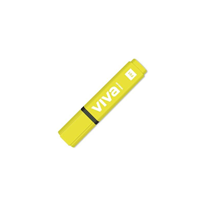 (RTF240-10-1) MOLIN MARCADOR FLUORESCENTE VIVA AMARILLO