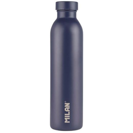 (643020B) MILAN BOTELLA ISOTÉRMICA 591 ML EDICIÓN 1918 AZUL MARINO