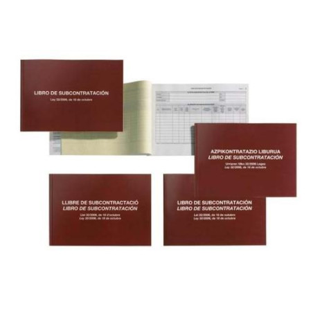 (MR5089) MIQUELRIUS LIBRO DE SUBCONTRATACIÓN OFICIAL CASTELLANO -5U-