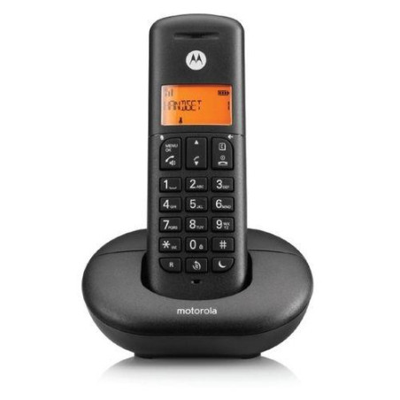 (F52000K50O1AES) MOTOROLA TELEFONO INALAMBRICO E201 NEGRO DECT DIGITAL