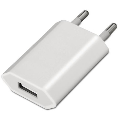 (A110-0063) AISENS MINI CARGADOR USB 5V/1A BLANCO