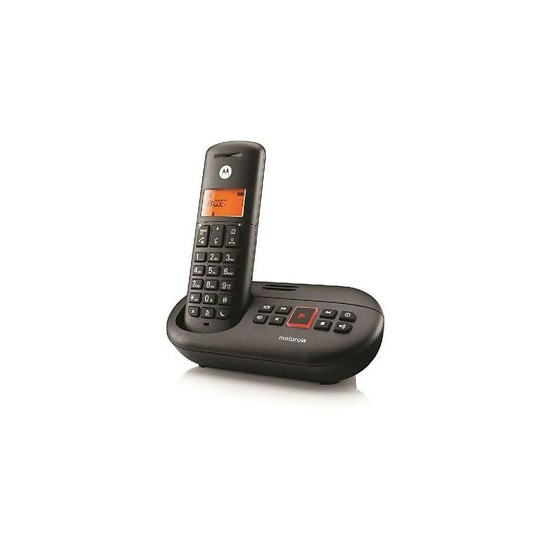 (F52000K51O2AES) MOTOROLA TELEFONO INALAMBRICO E211 NEGRO DECT DIGITAL CON CONTESTADOR