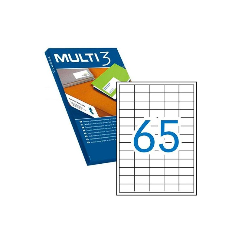 (04716) MULTI-3 ETIQUETAS ADHESIVAS 38X21