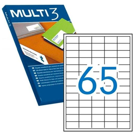 (04716) MULTI-3 ETIQUETAS ADHESIVAS 38X21