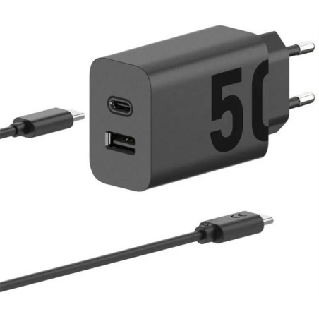 (SJMC502) MOTOROLA CARGADOR PARED CON CABLE USB-C TURBO POWER 50W