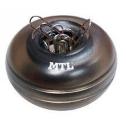 (79293) MTL PORTACLIPS IMANTADO REDONDO NEGRO TRASNLÚCIDO