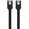 (10.18.1001-BK) NANOCABLE CABLE SATA III DATOS 6 GBP/S CON ANCLAJES