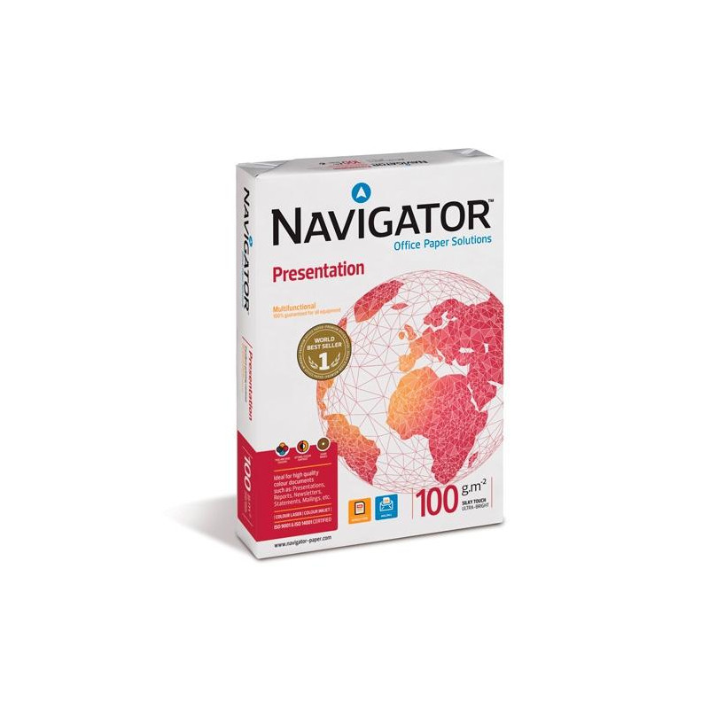 (NAVI100 A4) NAVIGATOR A4 100GR UNIVERSAL -5 PAQUETES-