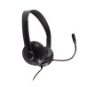 (NXAU0000001) NILOX AURICULARES MICRÓFONO BIAURAL ESTEREO C/ CABLE USB NEGRO