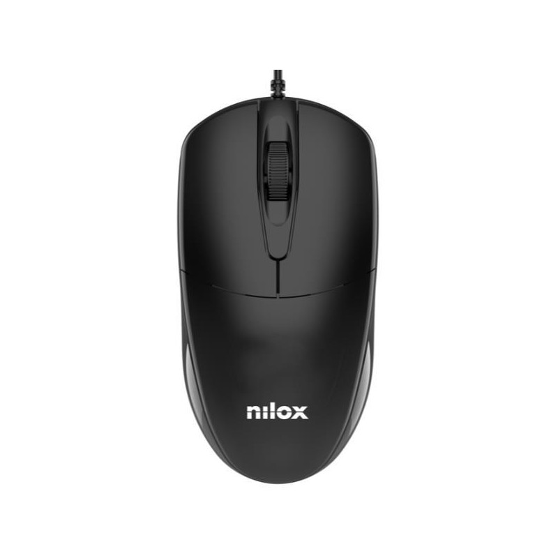 (MOUSB1011) NILOX RATÓN CABLE USB 1200DPI NEGRO