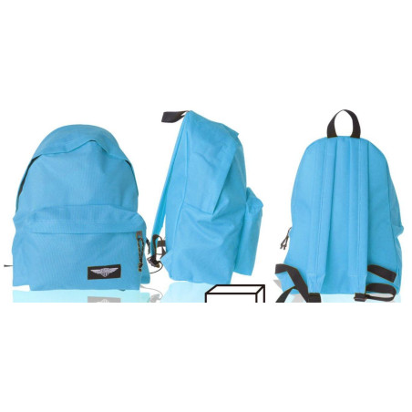 (MO006) MP MOCHILA ECO GRANDE CREMALLERA AZUL