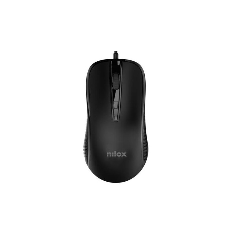 (MOUSB1014) NILOX RATÓN CABLE USB 2400DPI NEGRO