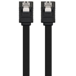 (10.18.1001-BK) NANOCABLE CABLE SATA III DATOS 6 GBP/S CON ANCLAJES
