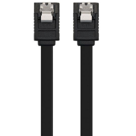 (10.18.1001-BK) NANOCABLE CABLE SATA III DATOS 6 GBP/S CON ANCLAJES