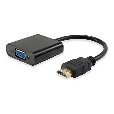 (NXADAP01) NILOX CABLE ADAPTADOR HDMI MACHO A VGA HEMBRA NEGRO