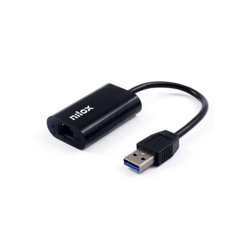 (NXADAP05) NILOX CABLE ADAPTADOR USB A  A RJ45 M/H NEGRO