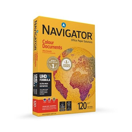 (NAVI 120GR) NAVIGATOR A4 120GR COLOR DOCUMENTS - 250 HOJAS POR PAQUETE
