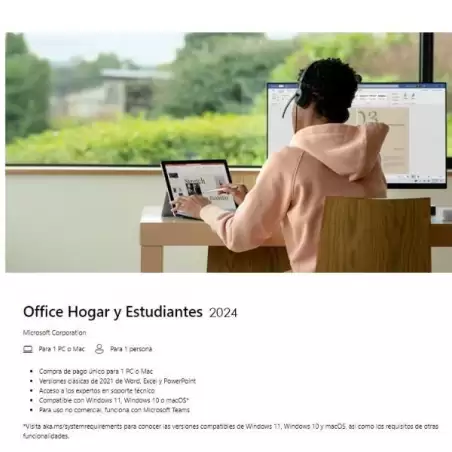 (EP2-06873) MICROSOFT OFFICE HOME 2024 TODOS LOS IDIOMAS FISICA
