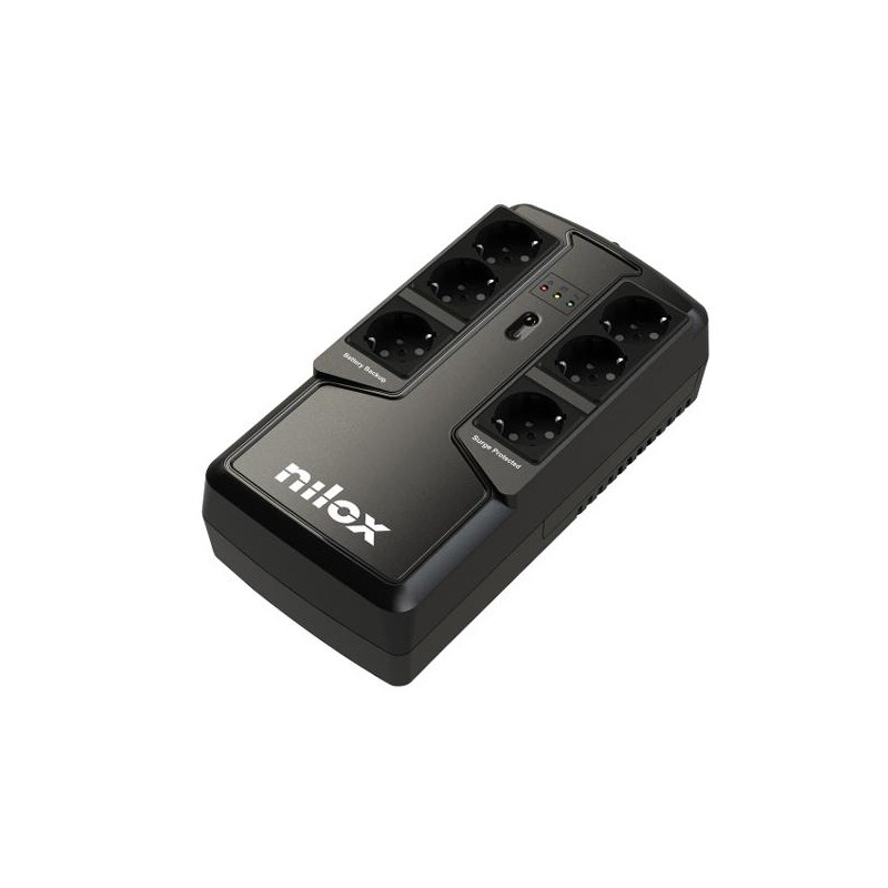 (NXGCLIO8501X5V2) NILOX UPS 850 VA SAI LINEA INTERACTIVA 1 TOMA 595 W