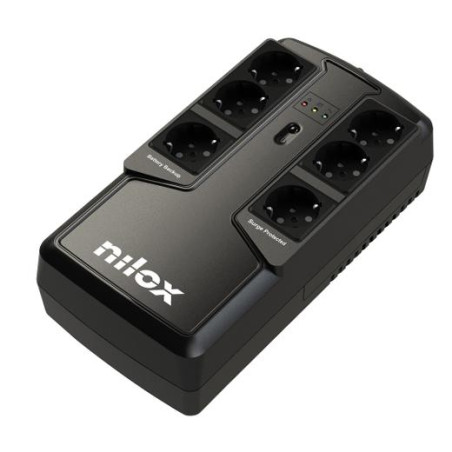 (NXGCLIO8501X5V2) NILOX UPS 850 VA SAI LINEA INTERACTIVA 1 TOMA 595 W