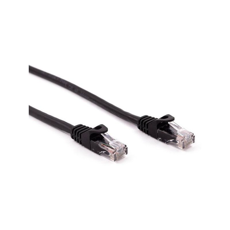 (NXCRJ4503) NILOX CABLE RED LATIGUILLO RJ45 CAT.6 UTP NEGRO