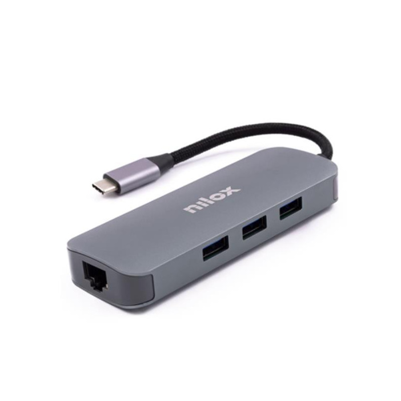 (NXDSUSBC03) NILOX DOCK STATION USB-C: 3XUSB 3.0