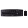 (NXKME000004) NILOX COMBO TECLADO + RATÓN FLAT CABLE USB NEGRO
