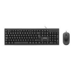 (NXKME000005) NILOX COMBO TECLADO + RATÓN CABLE USB NEGRO