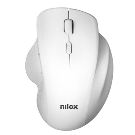 (NXMOWI3002) NILOX RATÓN  INALÁMBRICO PROFESIONAL 800/1200/3200 DPI ERGONÓMICO DIESTRO BLANCO