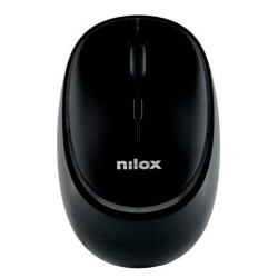 (NXMDWS102) NILOX RATÓN INALÁMBRICO 1600PPP 4 BOTONES RECARGABLE NEGRO