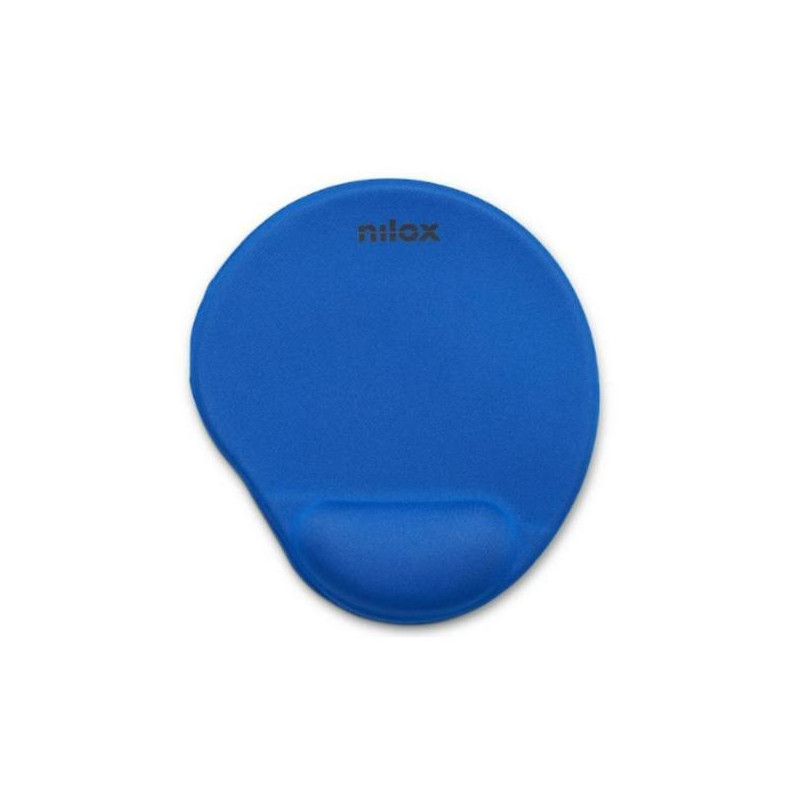 (NXMPE02) NILOX ALFOMBRILLA ERGONOMICA PARA RATON AZUL