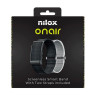 (NXSWONAIRBK) NILOX PULSERA INTELIGENTE SIN PANTALLA BLUETOOTH INCLUYE DOS PULSERAS NEGRO Y PLATA