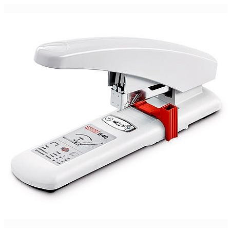 (023-0056) NOVUS GRAPADORA DE GRUESOS B40 ERGONÓMICA GRAN CAPACIDAD  GRIS CLARO 100 HOJAS