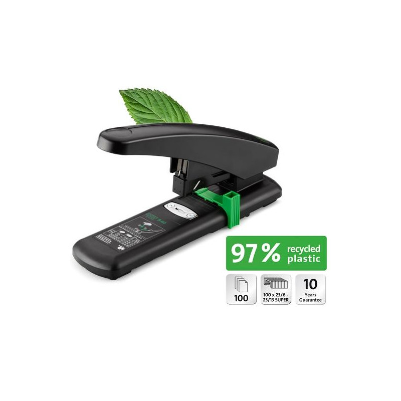 (023-0067) NOVUS GRAPADORA DE GRUESOS B40 RE+NEW 100H NEGRO/VERDE