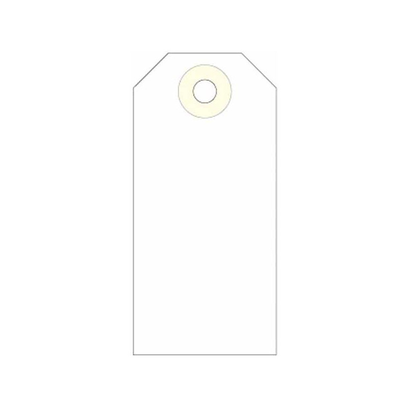 (121372) APLI ETIQUETAS COLGANTES C/ARANDELA 80X38MM CAJA DE 1000 CREMA