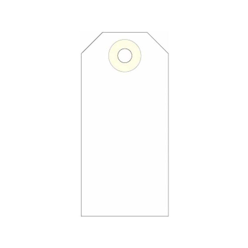 (121374) APLI ETIQUETAS COLGANTES C/ARANDELA 100X51MM CAJA DE 1000 CREMA
