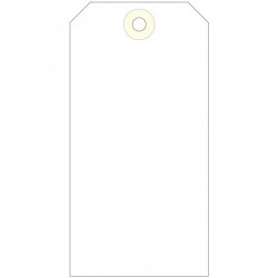 (121376) APLI ETIQUETAS COLGANTES CON ARANDELA 125X63MM CAJA DE 1000 CREMA