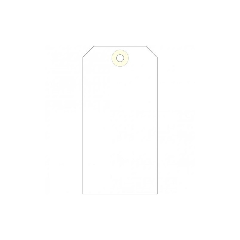 (121376) APLI ETIQUETAS COLGANTES CON ARANDELA 125X63MM CAJA DE 1000 CREMA