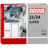 (042-0644) NOVUS GRAPAS SUPER 23/24 PARA GRAPADORAS DE GRUESOS CAJA 1000 UD
