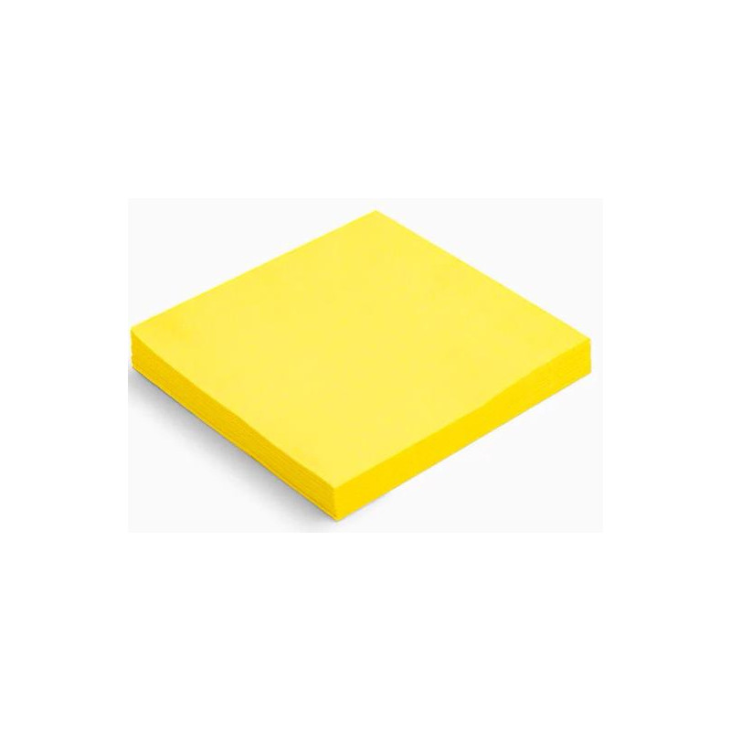 (124-1033) OH YEAH SERVILLETA DOBLE CAPA 33X33C AMARILLO PASTEL -30U-