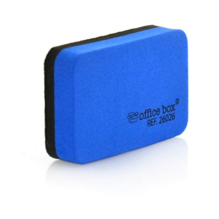 (26026) OFFICE BOX MINI BORRADOR  PIZARRA BLANCA 73X44X15MM AZUL
