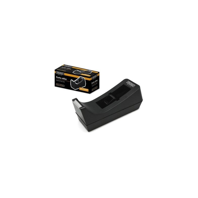 (323817) OFFICE CLUB DISPENSADOR PARA ROLLOS CELO DE 33 METROS NEGRO MODELO PR1