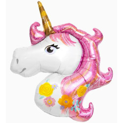 (113-1244) OH YEAH GLOBO POLIAMIDA UNICORNIO PASTEL 109CM-43