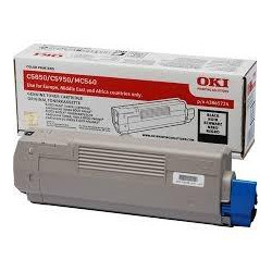 (43865724) OKI TONER NEGRO C-5850/5950/MC560 (8.000 COPIAS)