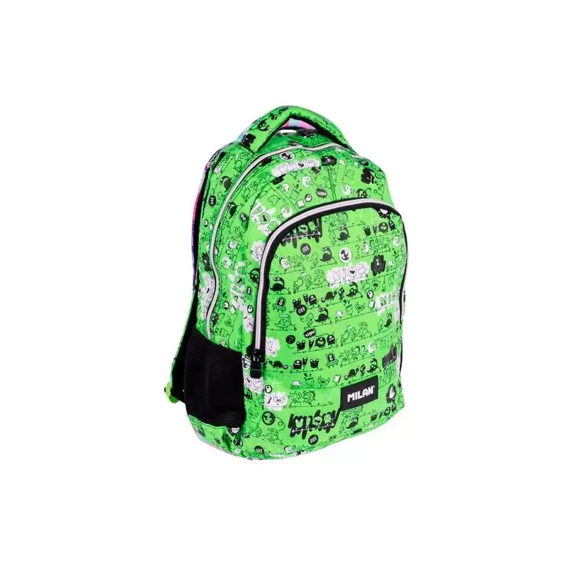 (624601TN2) MILAN MOCHILA ESCOLAR 2 CREMALLERAS 21L SERIE ESPECIAL TANDEM 2