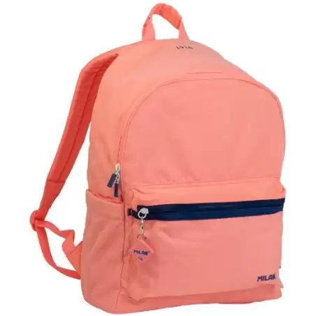(624605SNCP) MILAN MOCHILA URBANA CLÁSICA 2 CREMALLERAS 22L SERIE 1918 ROSA