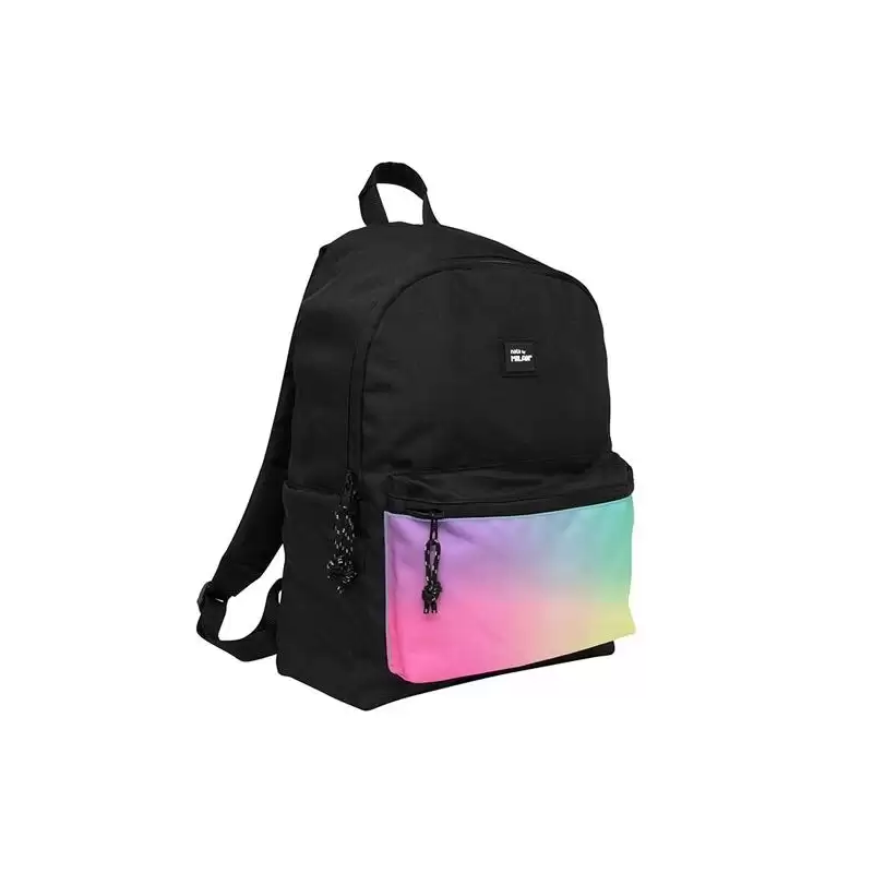 (624605SNK1) MILAN MOCHILA URBANA CLÁSICA 2 CREMALLERAS 22L SUNSET NEGRO