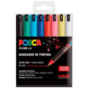 (182634684) POSCA ESTUCHE BASIC MARCADOR  PC-1MR/8C -8U-