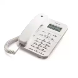 (E08000CT2N1AES) MOTOROLA TELEFONO FIJO C/ CABLE CT202 BLANCO