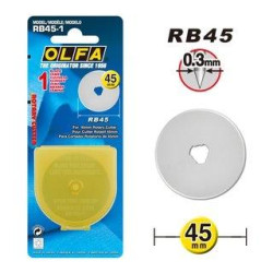 (RB45-1) OLFA REPUESTO PARA CUTTER RTY-2  / 1 CUCHILLA